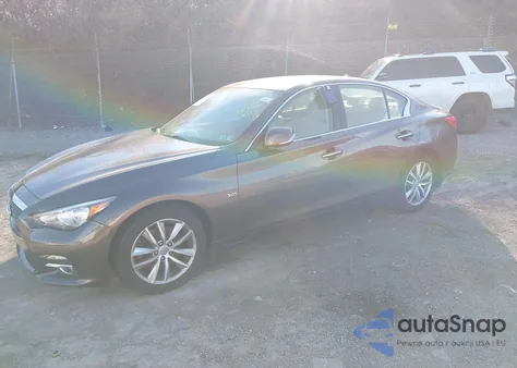 2016 Infiniti Q50 3.0T Premium from USA, damaged, VIN JN1EV7AR7GM343617